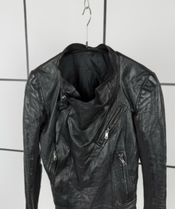 S/S2017 Rick Owens Ram Leather Biker Jacket - Image 2