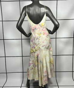 S/S2003 Roberto Cavalli Angels & Roses Silk Slip Midi Dress - Image 6