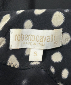 S/S2002 Roberto Cavalli Abstract Animal Print Lace Up Midi Dress - Image 10