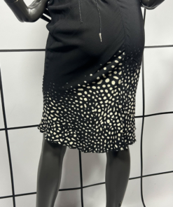 S/S2002 Roberto Cavalli Abstract Animal Print Lace Up Midi Dress - Image 7