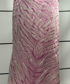 2000s Roberto Cavalli Pink Feather Print Maxi Skirt - Image 9
