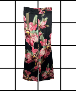A/W2004 Roberto Cavalli Flower Print Pants