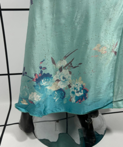 S/S1999 Roberto Cavalli Blue Floral Print Maxi Skirt - Image 9