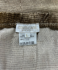 2000s Roberto Cavalli Reptile Print Midi Skirt - Image 10