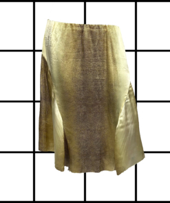 2000s Roberto Cavalli Reptile Print Midi Skirt