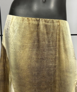 2000s Roberto Cavalli Reptile Print Midi Skirt - Image 3