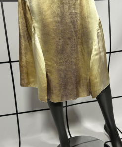2000s Roberto Cavalli Reptile Print Midi Skirt - Image 4