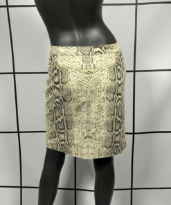 2000s Roberto Cavalli Snake Print Skirt - Image 6