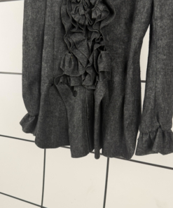 A/W2005 Undercover 'Arts & Crafts'' Ruched Button Up - Image 4