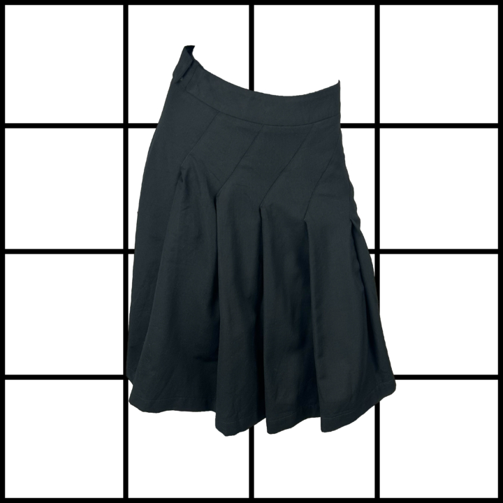 2010s Veronique Branquinho Pleated Midi Skirt