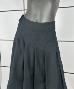2010s Veronique Branquinho Pleated Midi Skirt - Image 2