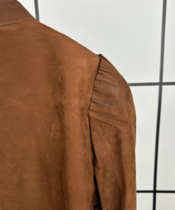 S/S2003 Yves Saint Laurent Runway Leather Tailored Jacket by Tom Ford - Image 9
