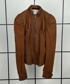 S/S2003 Yves Saint Laurent Runway Leather Tailored Jacket by Tom Ford - Image 2