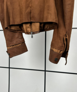S/S2003 Yves Saint Laurent Runway Leather Tailored Jacket by Tom Ford - Image 8